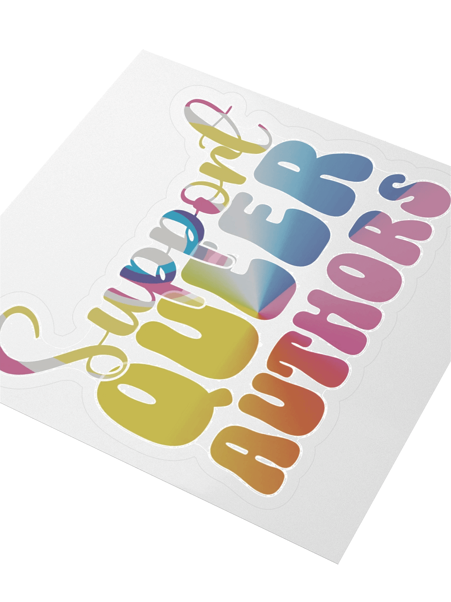 Support Queer Authors Sticker product image (3)