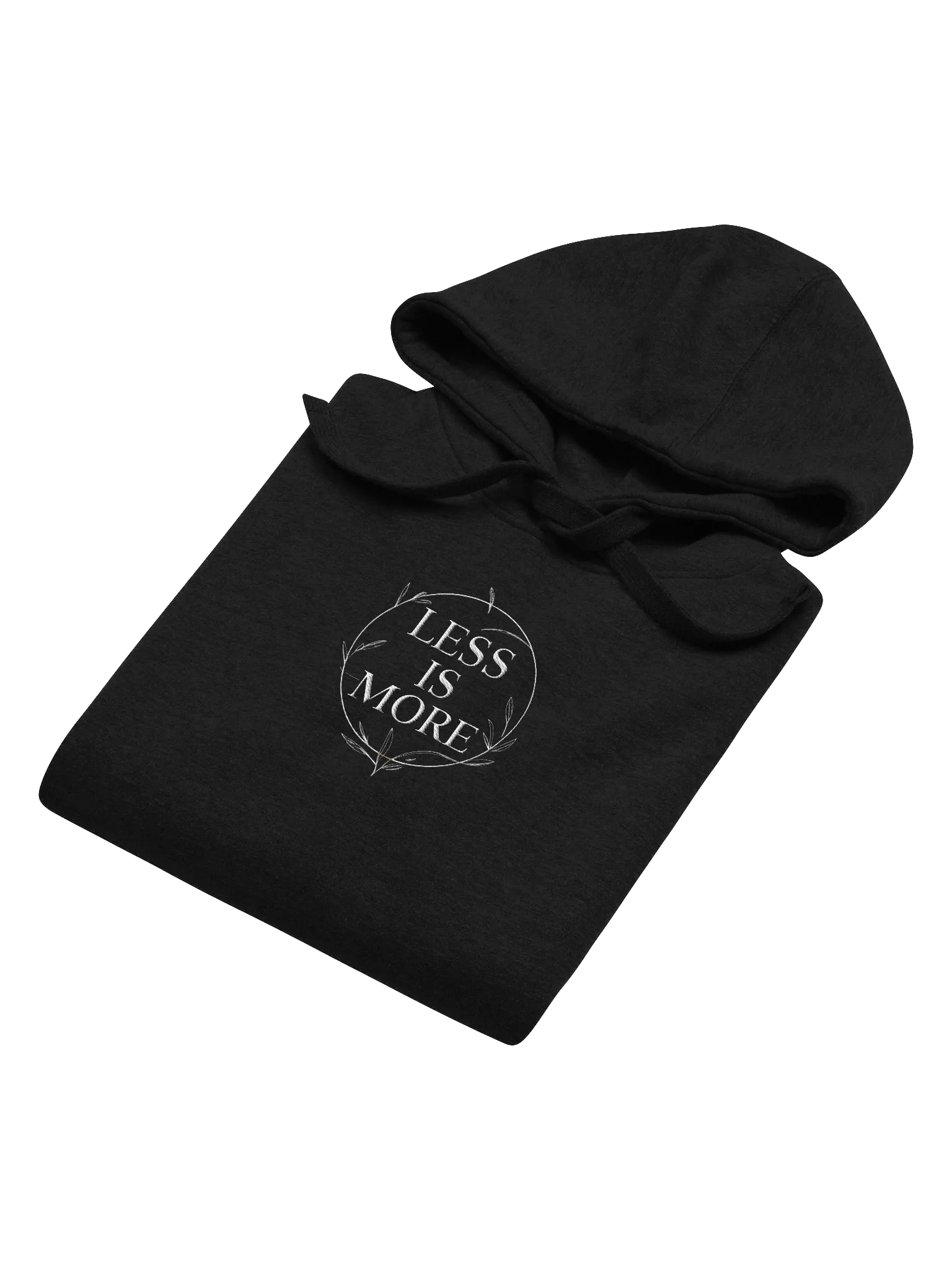 Leafy Minimalist 'LESS IS MORE' Hoodie – Elegant Simplicity for the Modest Fashionista product image (4)
