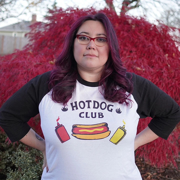 Hotdog Club Raglan Shirt product image (1)