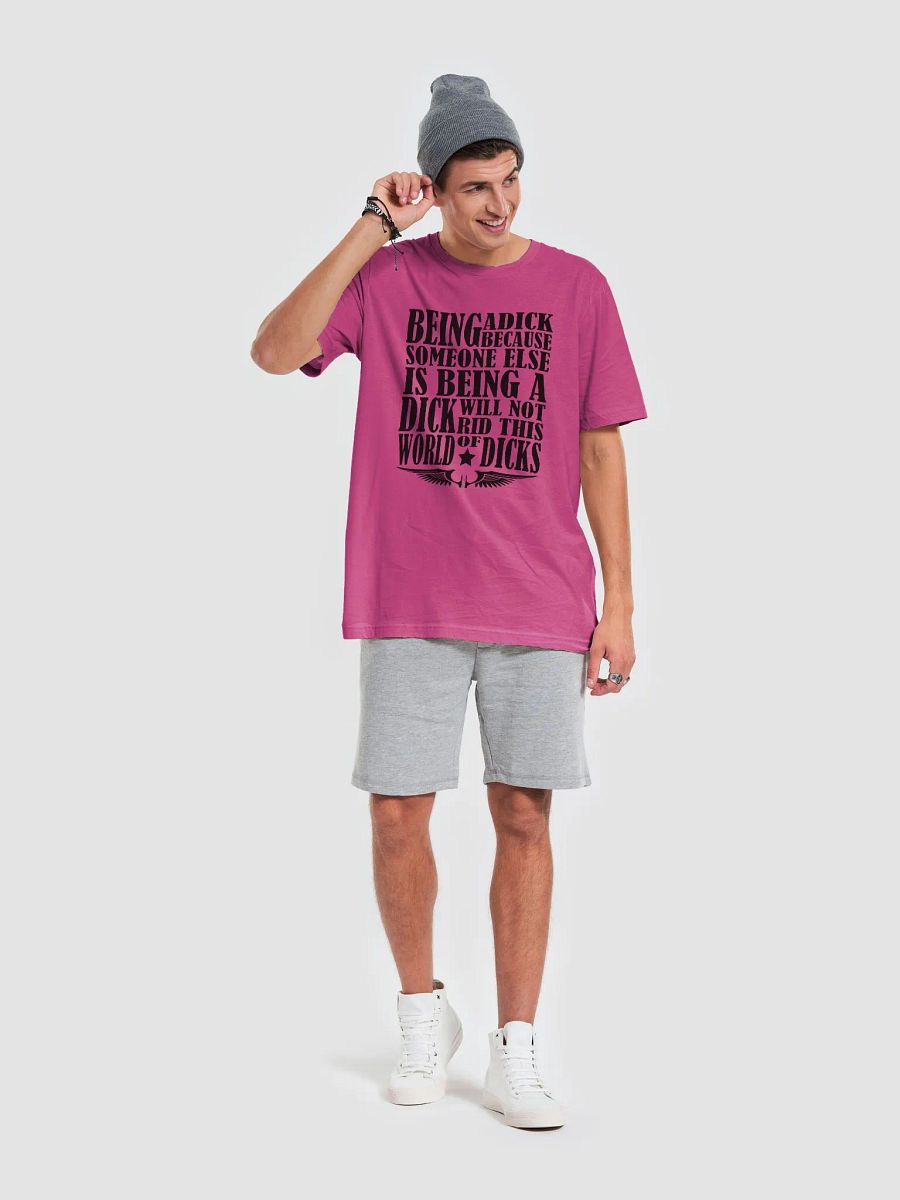 Stop Being A Dick - Black Lettering - Bella+Canvas Supersoft T-Shirt product image (4)