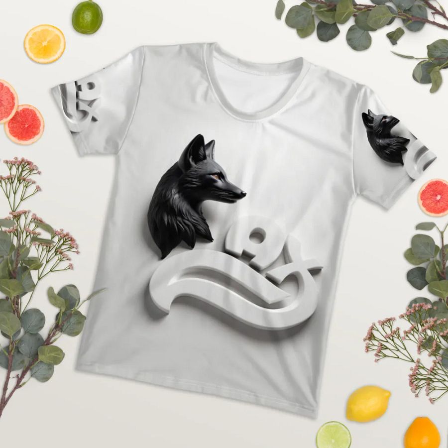 Fox Typography T shirt product image (4)
