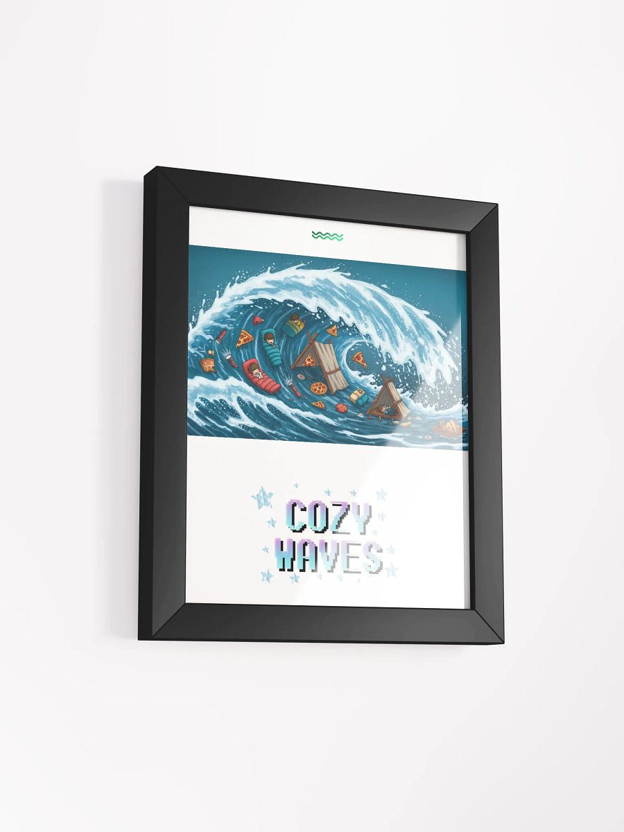 Whimsical Ocean Wave Camping Poster product image (5)