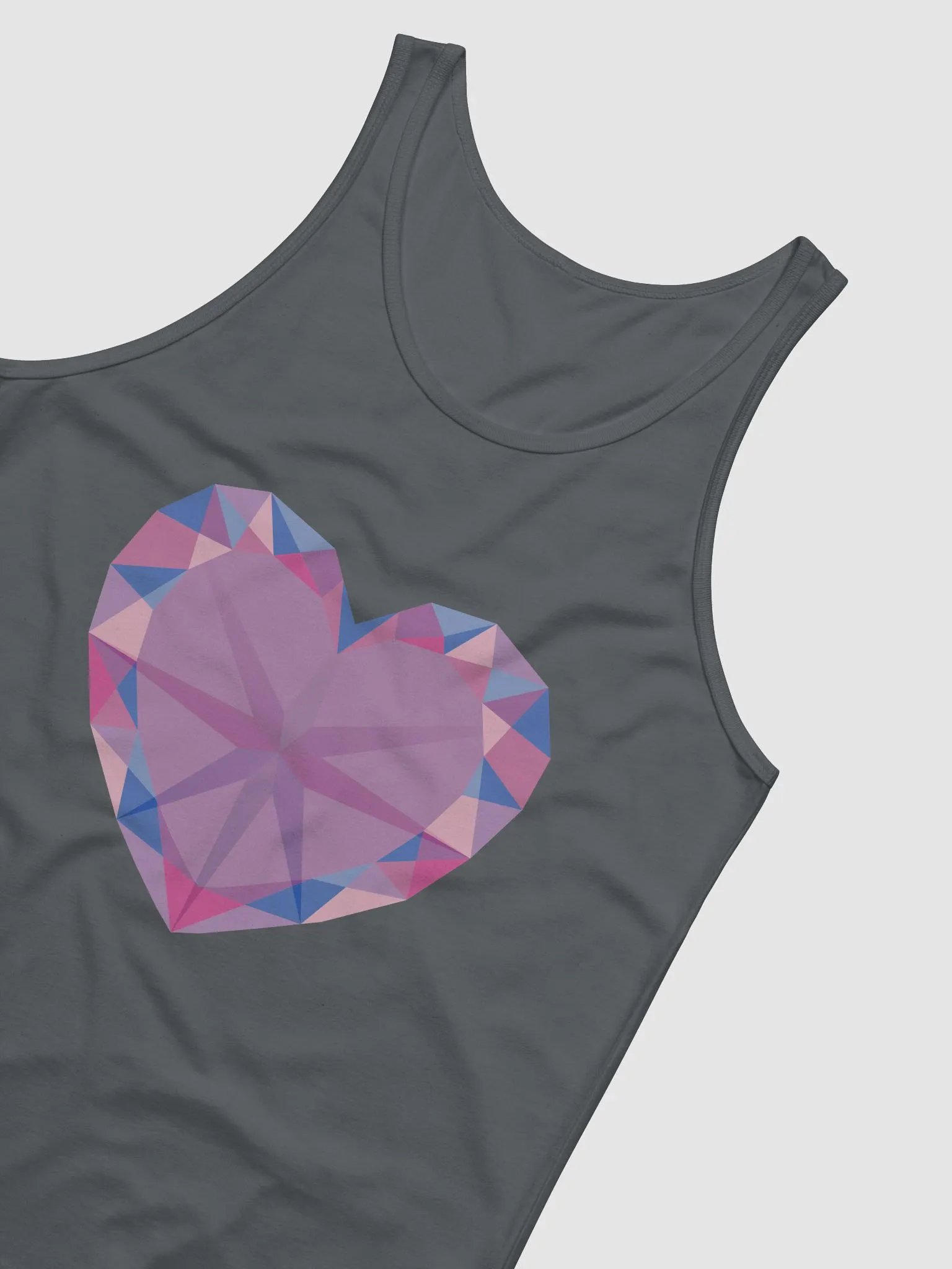 Crystal Heart Bi Pride Tank Top product image (4)