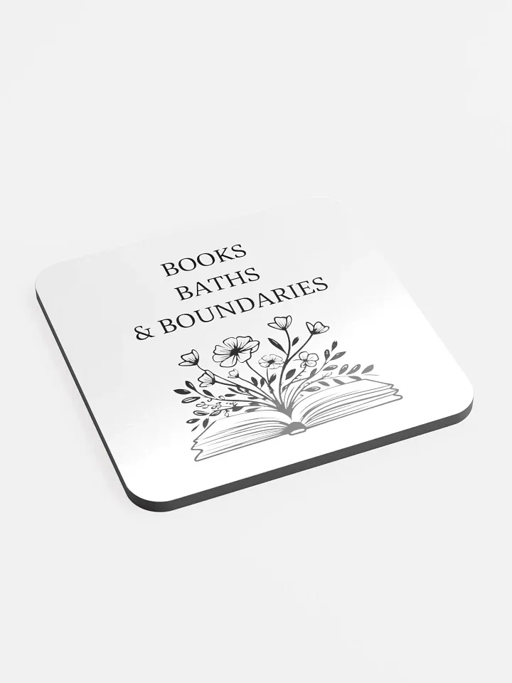 Books Baths and Boundaries Coaster product image (2)