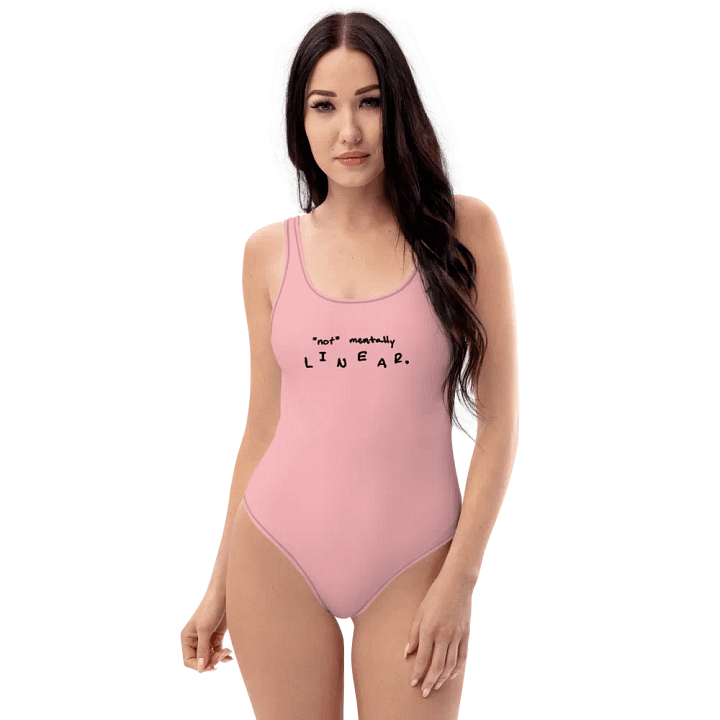 *not* mentally linear one piece swimsuit product image (1)
