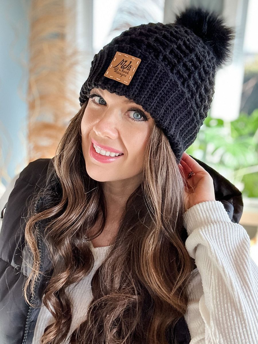 Waffle Stitch Hat Crochet Pattern product image (5)