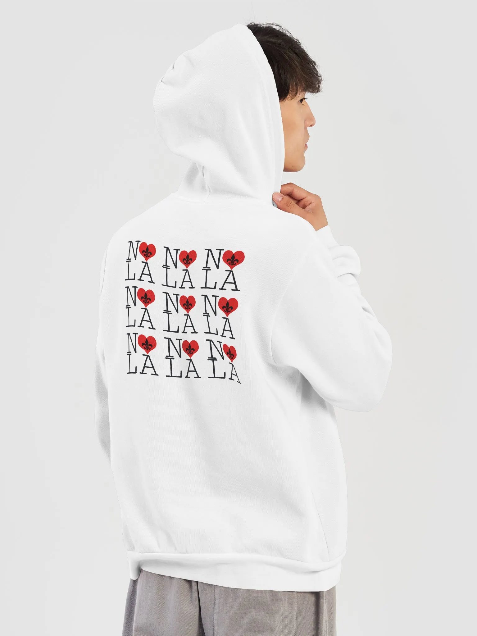 I LOVE NOLA **SUPERSOFT LEGACY HOODIE** (LEGACY BACK + SLEEVES) product image (9)