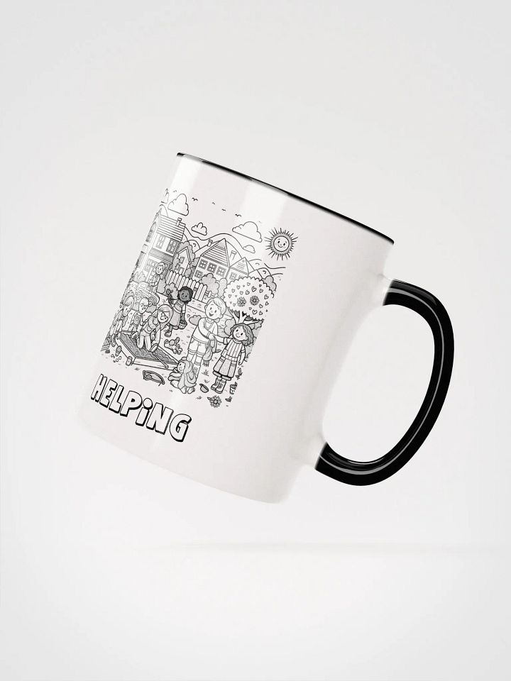 Helping Hands, Healing Hearts Coloring Book Mug product image (2)