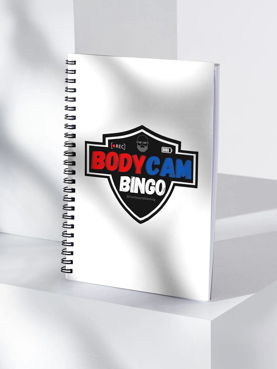 Body Cam Bingo Notebook product image (4)