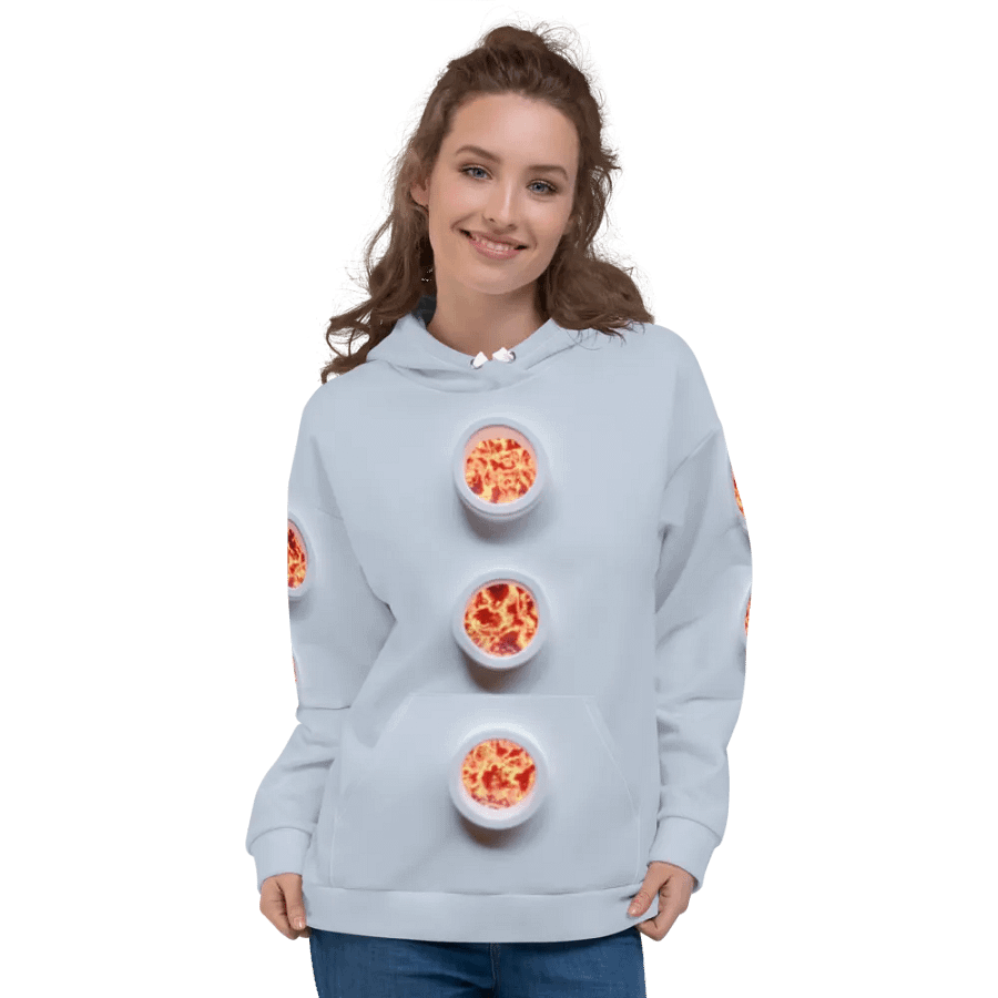 Energy of 3D Magma (unisex hoodie) product image (3)