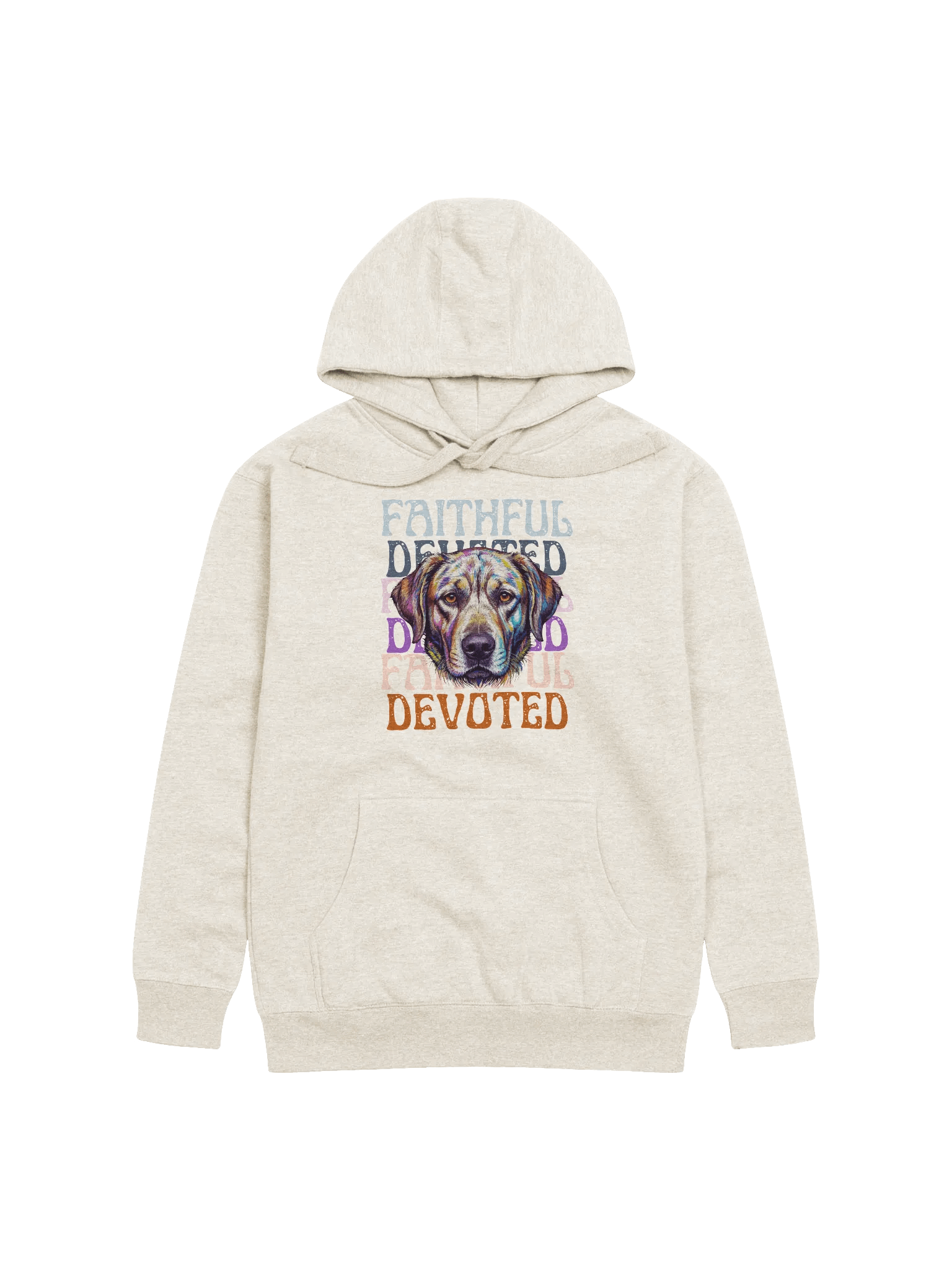 Faithful and Devoted Front Graphic Hoodie product image (1)