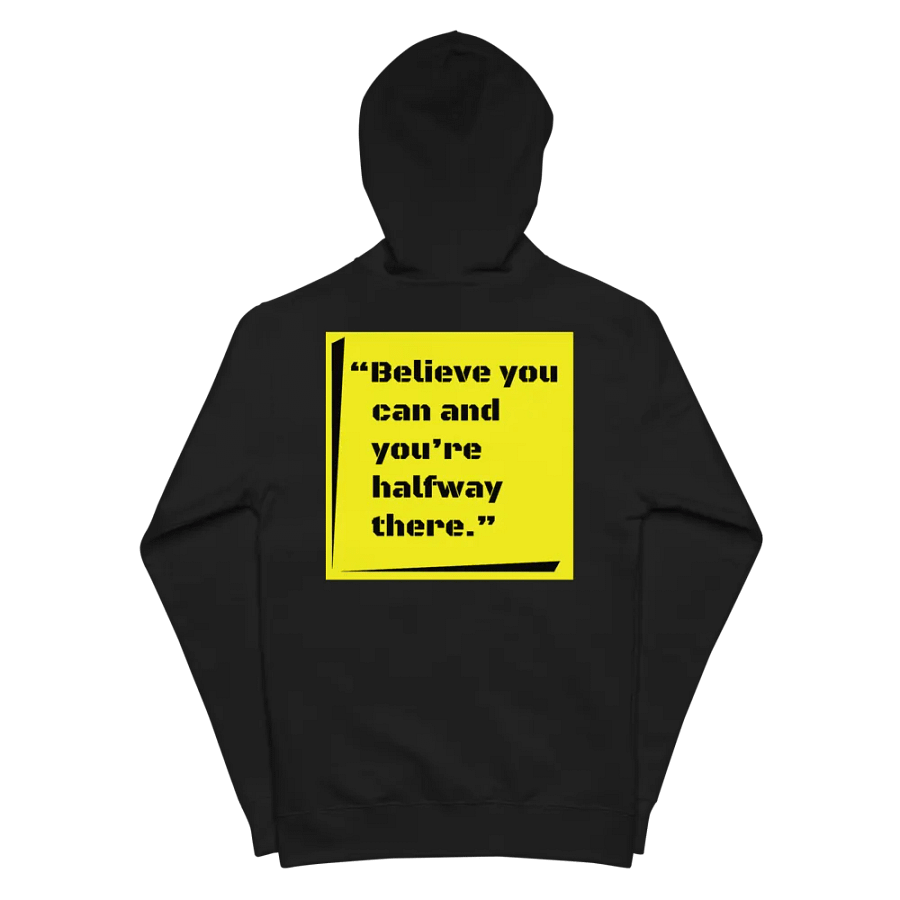 BLACK Independent Trading Co. Fleece Zip Up Hoodie product image (6)