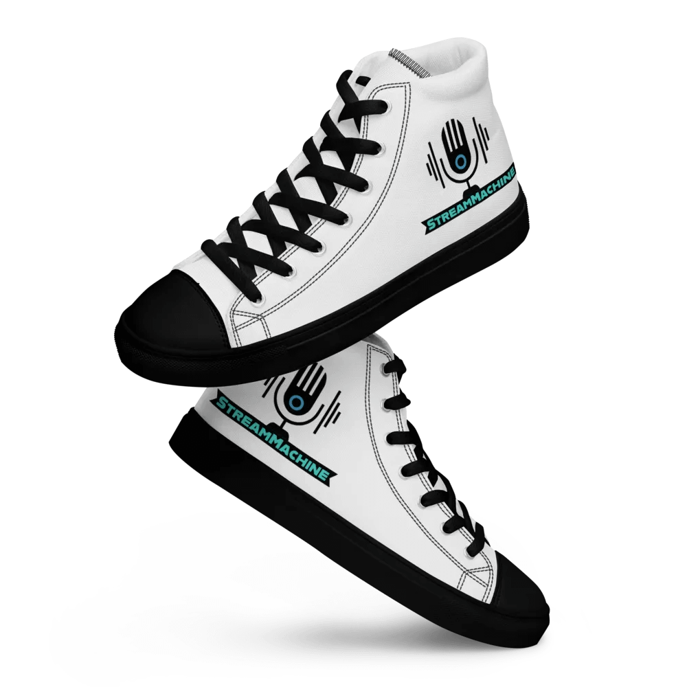 StreamMachine Women's High Top Canvas Shoes product image (12)