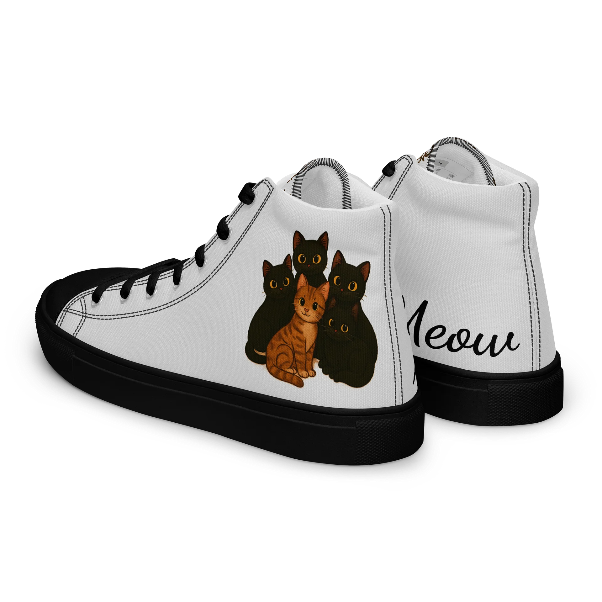 Kitty Cat Men's High Top Shoes product image (8)