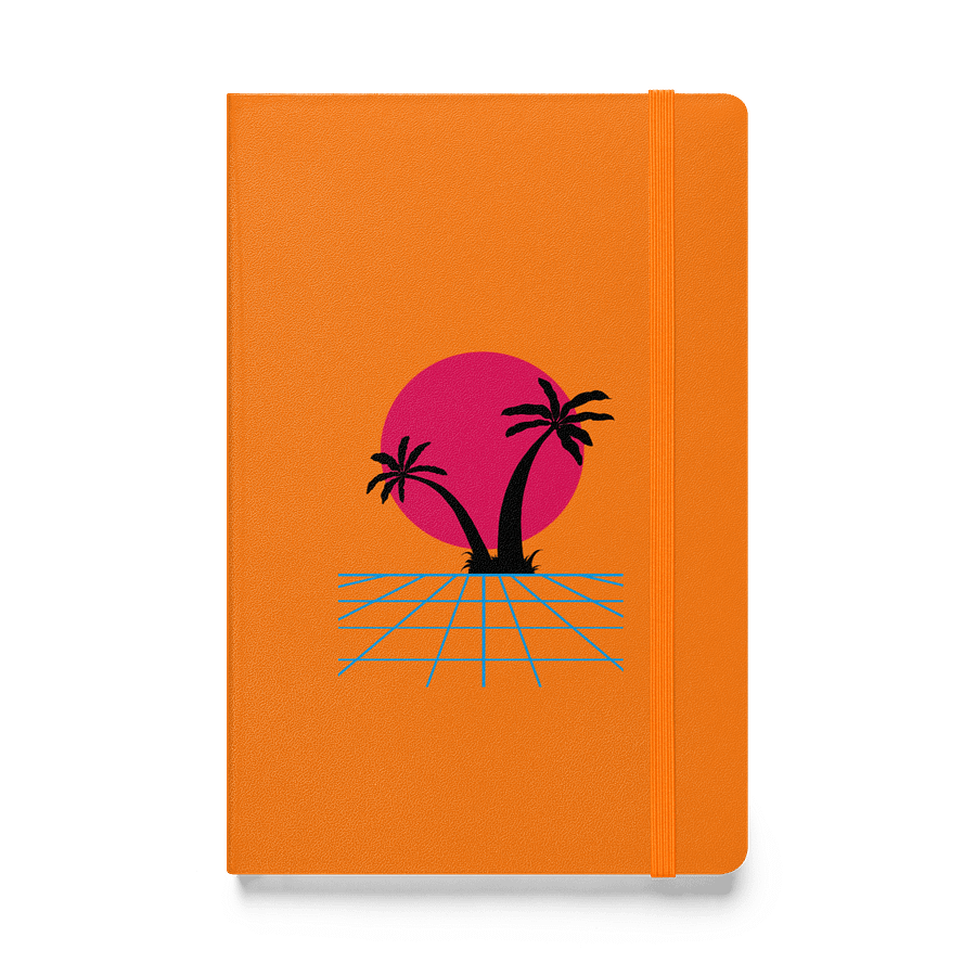 Synthwave Sunset Hardcover Journal product image (1)