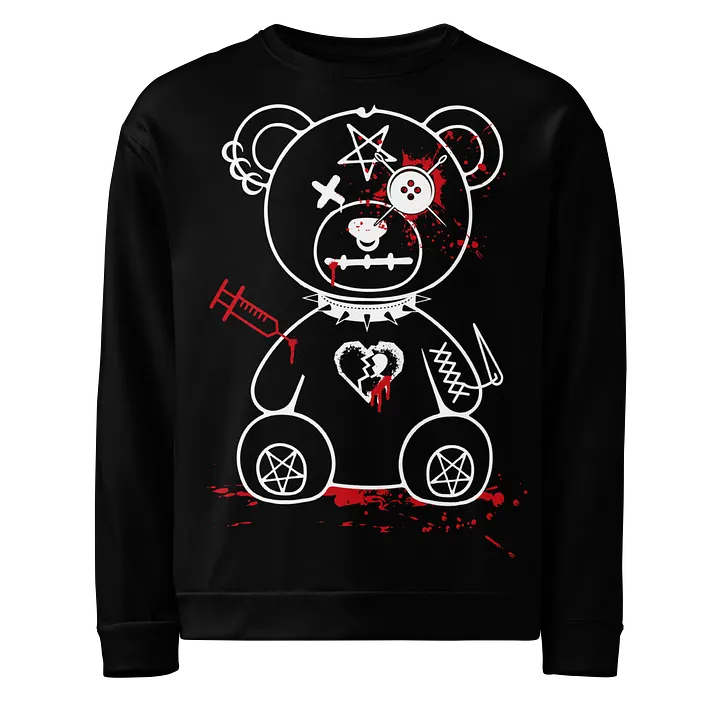 Gothic Teddy Nightmare Unisex Sweatshirt product image (1)
