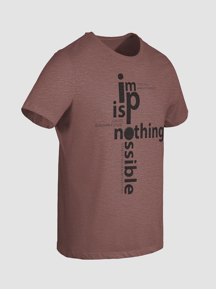 Women's Supersoft Relaxed-fit T-Shirt Nothing Impossible Letter product image (2)