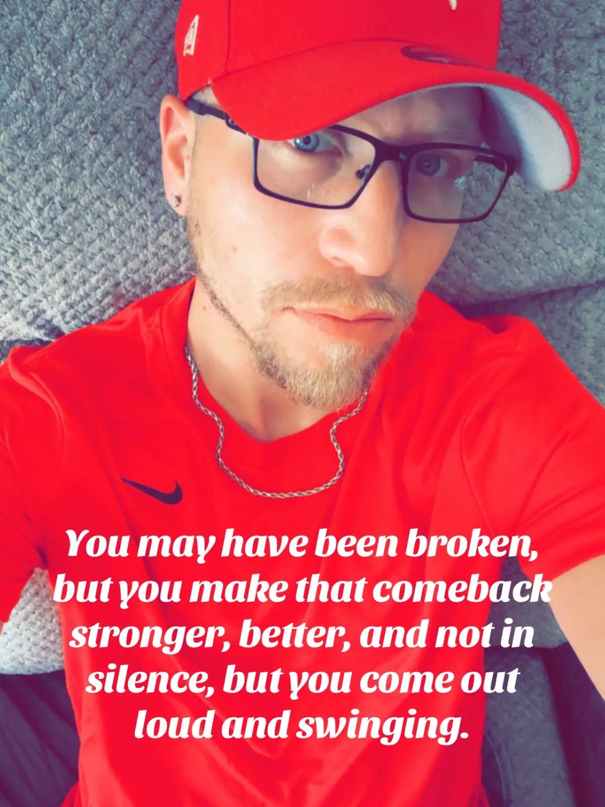 📝 Personal reflections:  -I’m stronger for the things I’ve overcome. -I’m a better man than I’ve ever been. -I’ve challenged myself to push myself past my limitations and went beyond any reasonable doubt. 💪 Overcoming challenges:  -Anxiety -Depression -Broken Heart All of these things can make you better. Do NOT let others define who you are. That is for YOU to decide. You are the artist of your own creation. Let that creation be beautiful. Let that creation become more than you’ve ever expected. Let that creation thrive.