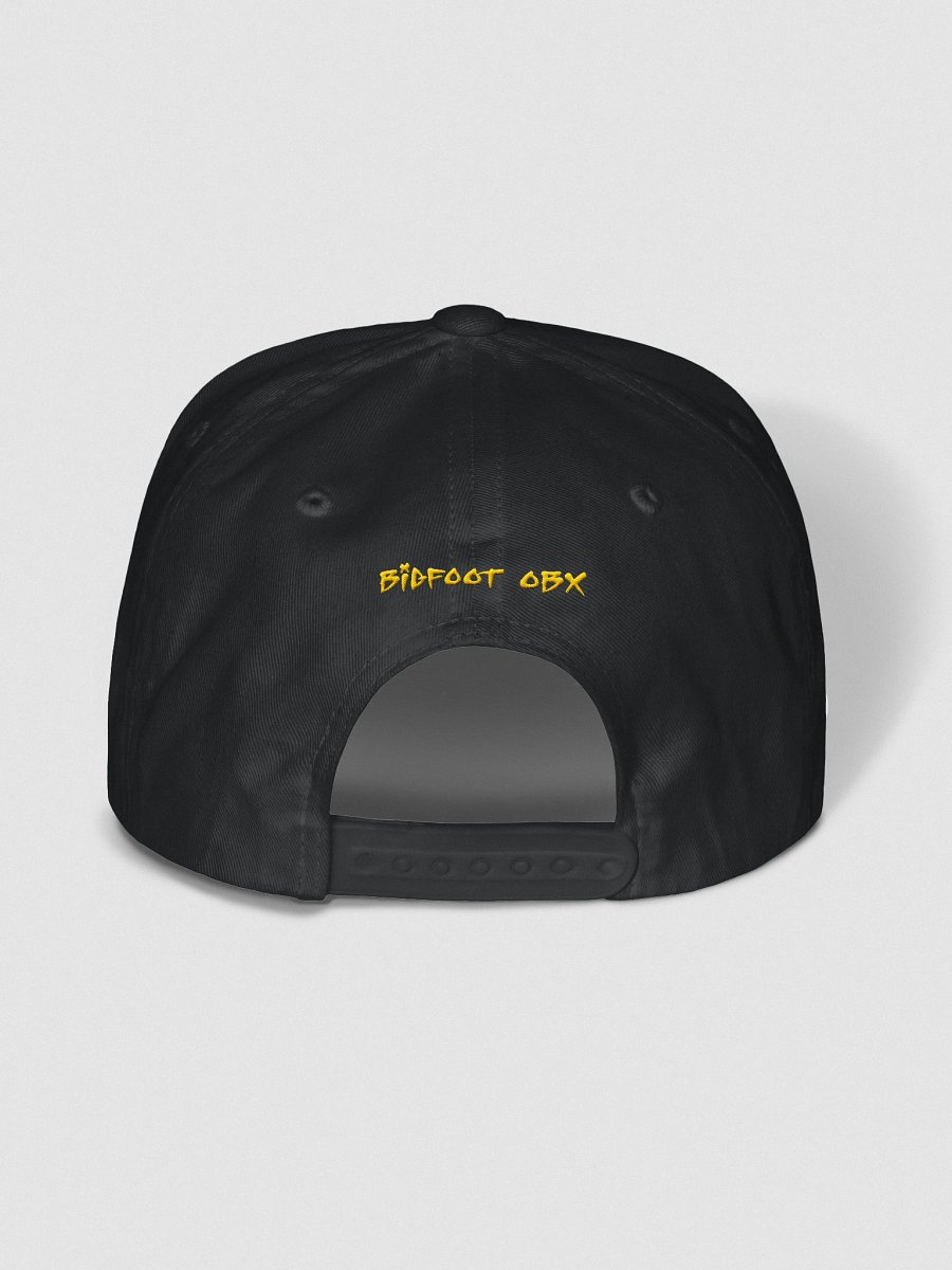 Classic Black Snapback 100% Cotton Twill – Classic Logo Edition product image (4)