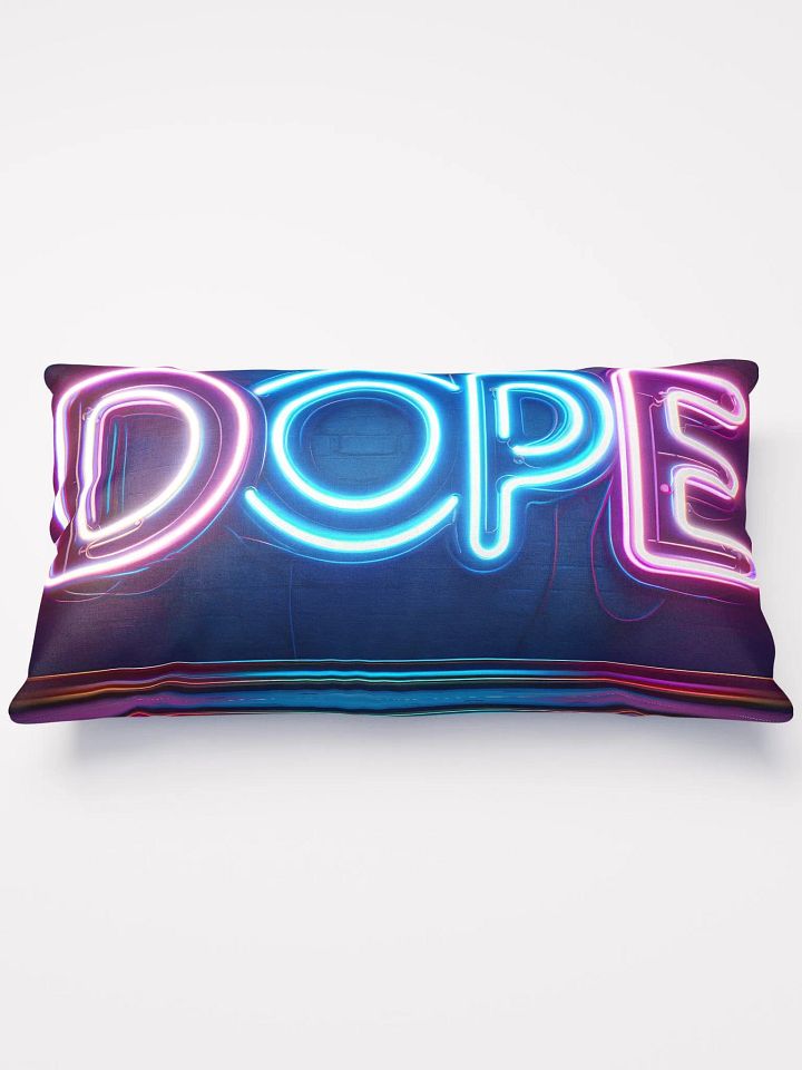 Neon DOPE Design Throw Pillow product image (2)