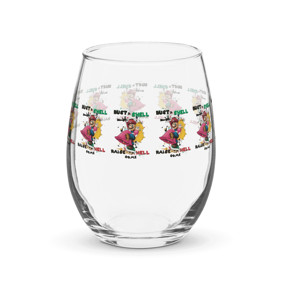 Bustin' Shells by StephyJ Stemless Wine Glass product image (4)