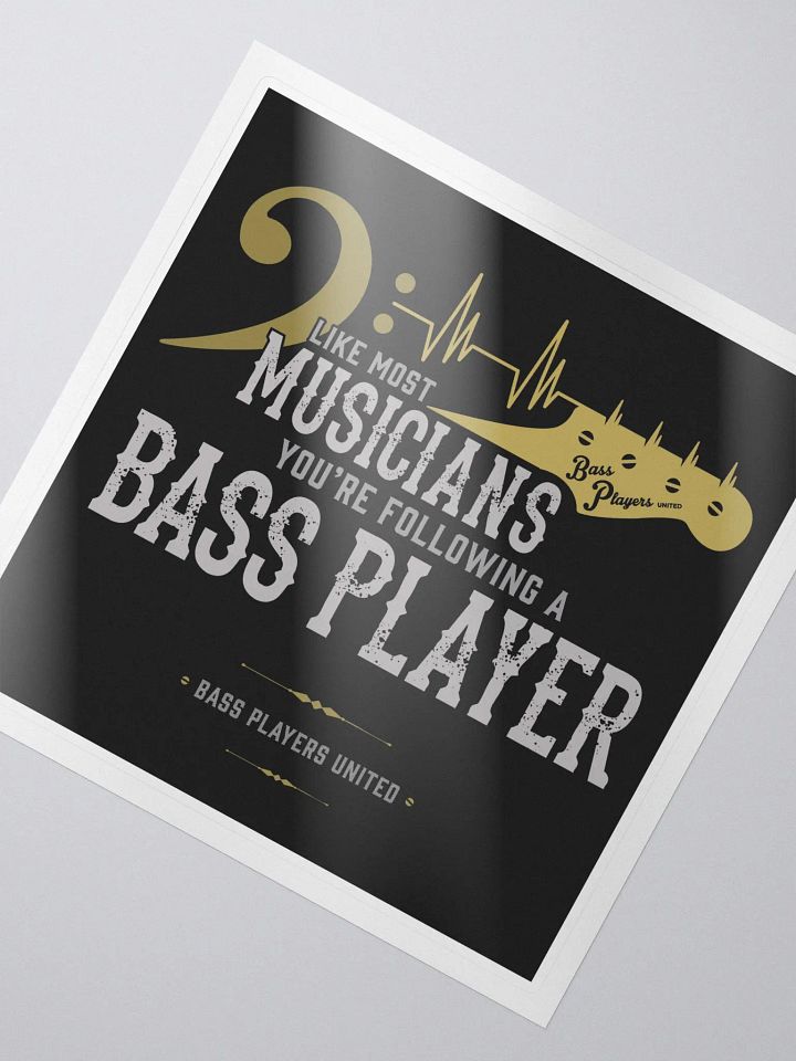 Like Most Musicians (Sticker) product image (2)