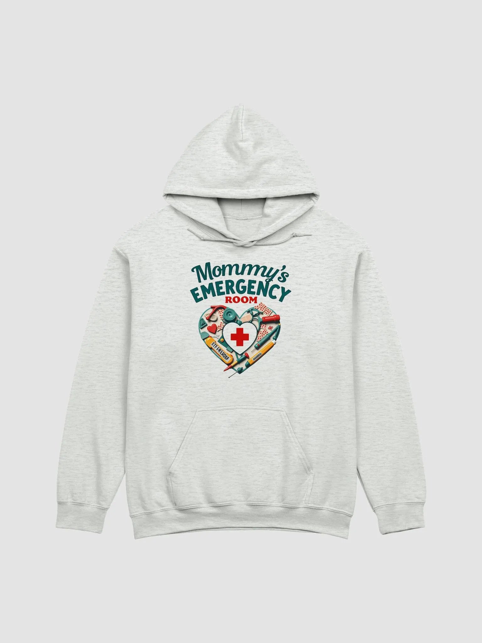Mommy's Emergency Room Heart Hoodie product image (1)