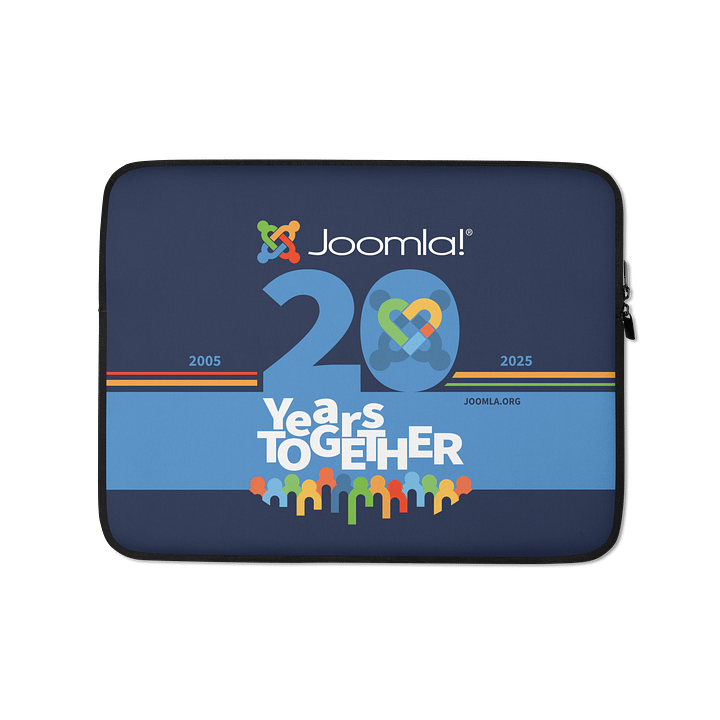 Joomla! 20th Anniversary Edition<br /> — Laptop Sleeve — product image (1)