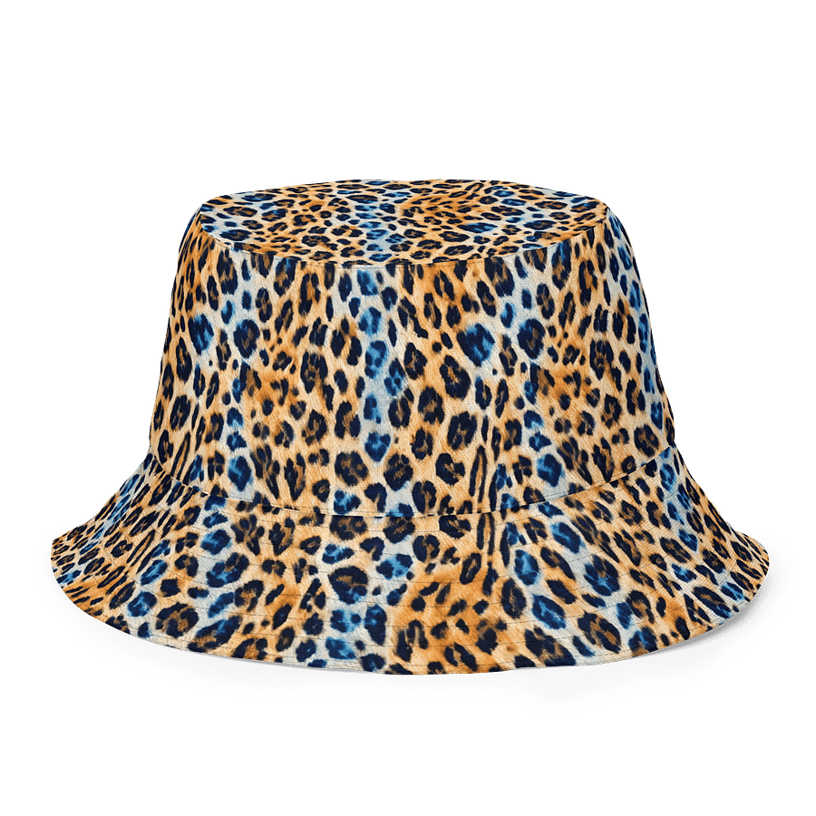 Blue Brown Leopard Hat product image (1)