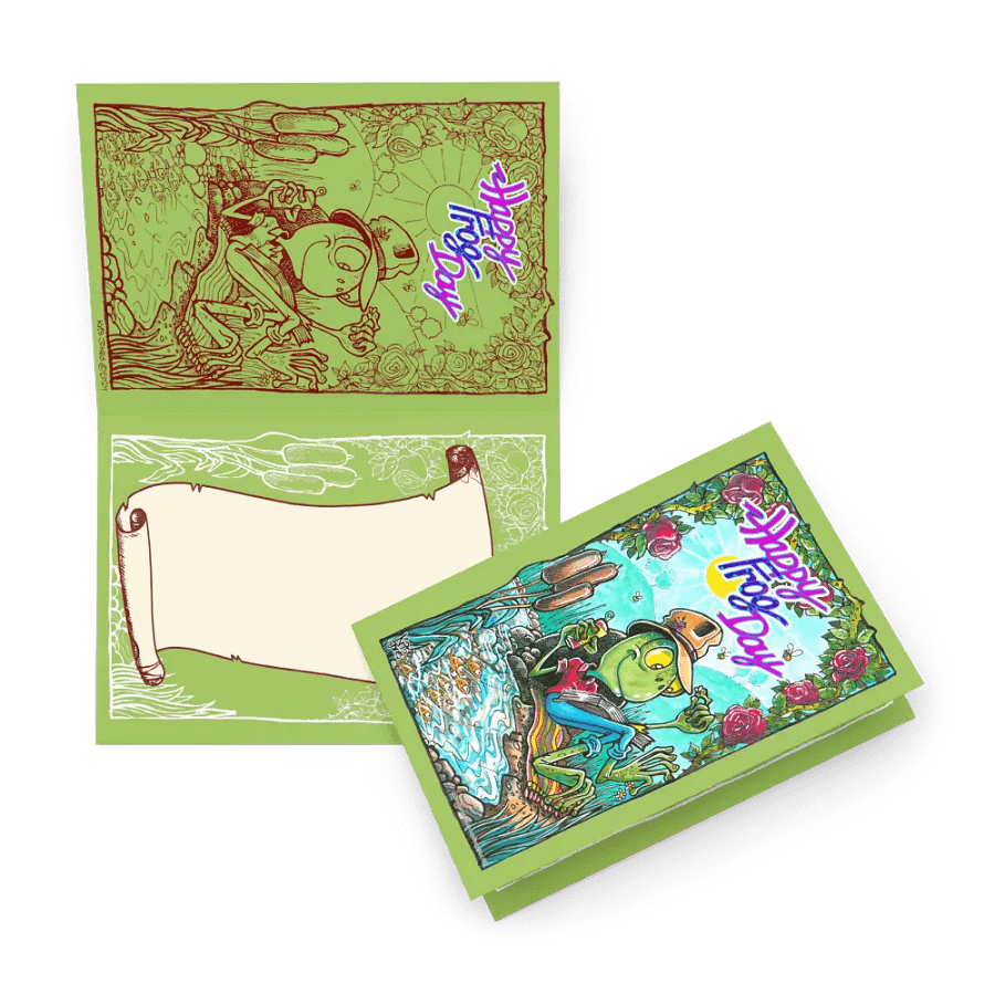 Happy Frog Day Greetings Card product image (11)