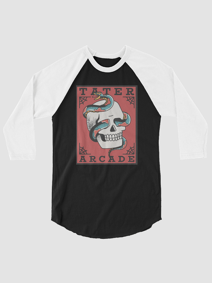 Traditional Tattoo Snakes and Skulls Raglan product image (1)