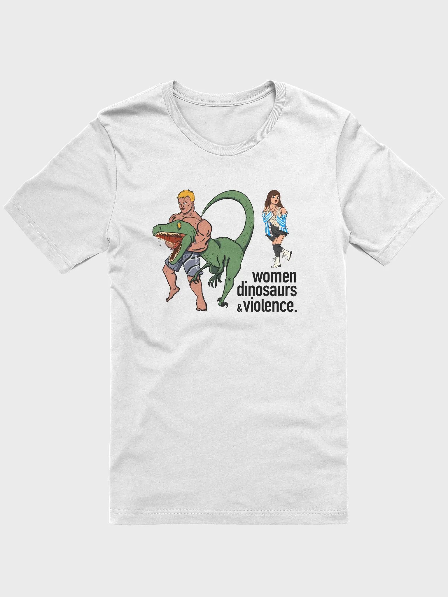 Women, Dinosaurs & Violence - Black Text product image (1)