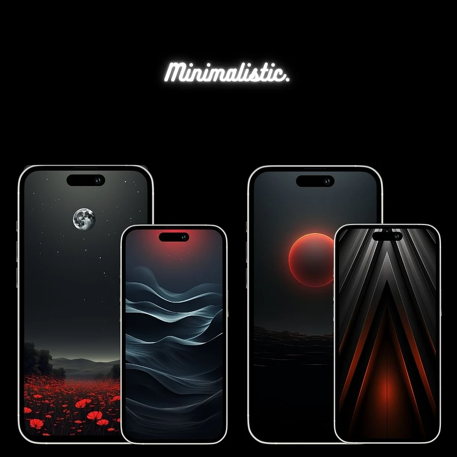 🌙🏜️ Starlit Silhouettes: Night Sky and Nature Wallpapers 🖤✨ product image (2)