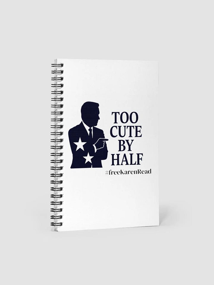 “Too Cute by Half” — Lined Trial Notes Journal product image (1)
