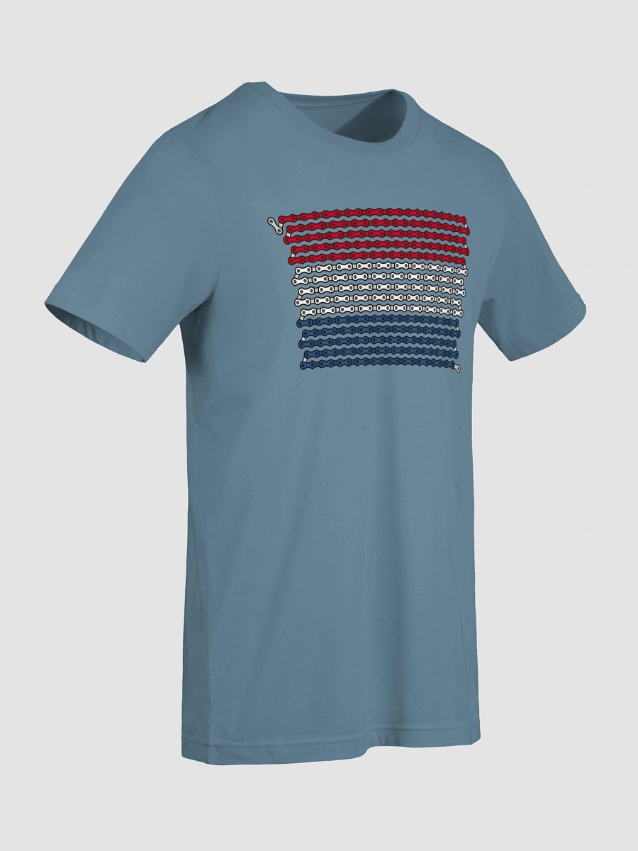 Netherlands Bike Chain Flag on Dark Color Supersoft Tee product image (4)