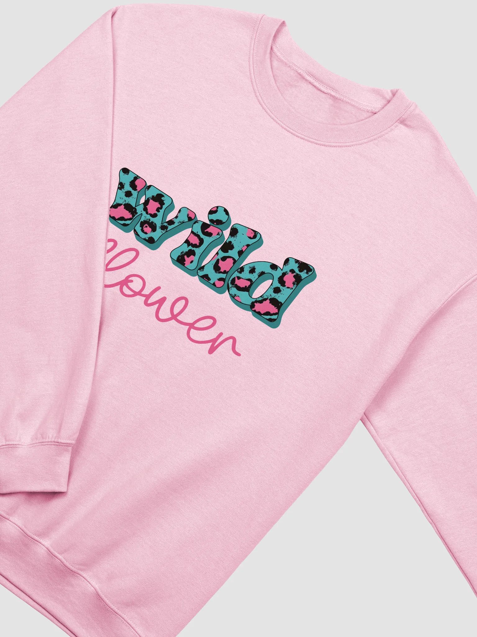 Wild Flower Leopard Print Sweatshirt product image (18)