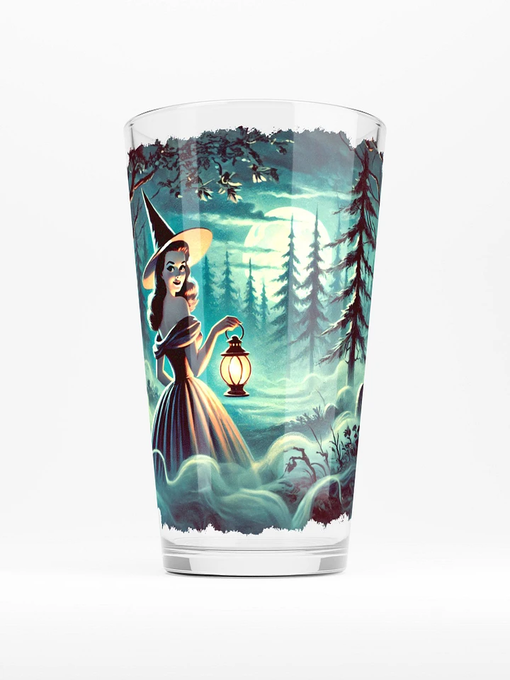 Witch in the Mist 16 oz Glass -Spooky Glassware product image (2)