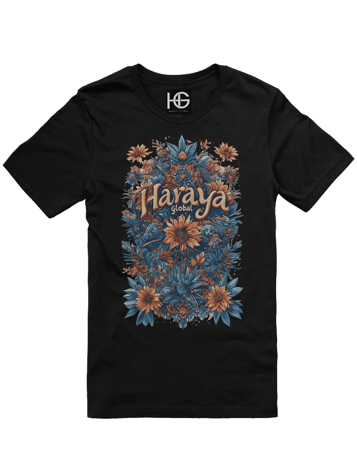 Haraya Flowers Script T-Shirt product image (1)
