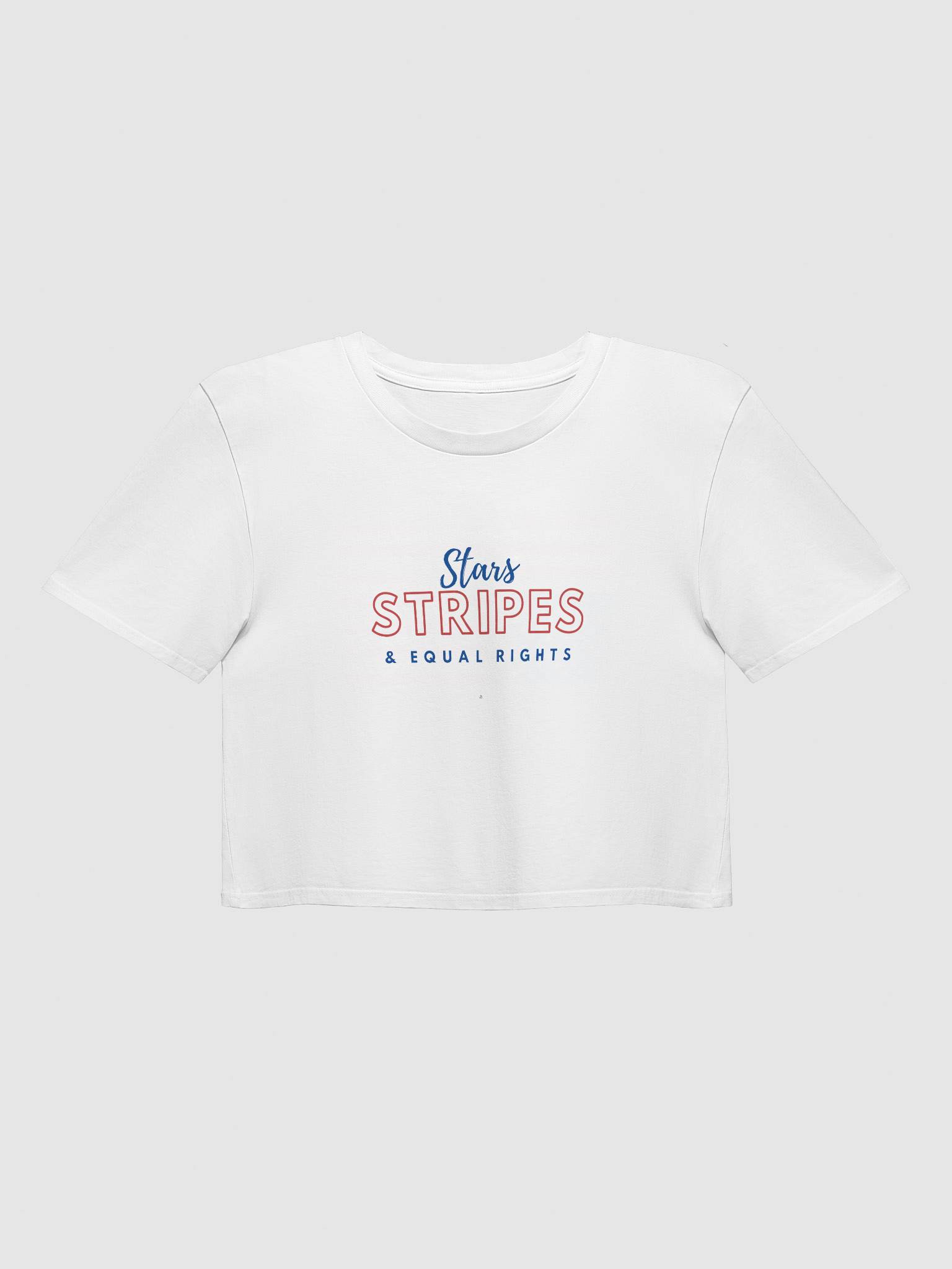 Stars, Stripes & Equal Rights Cropped Tee product image (1)