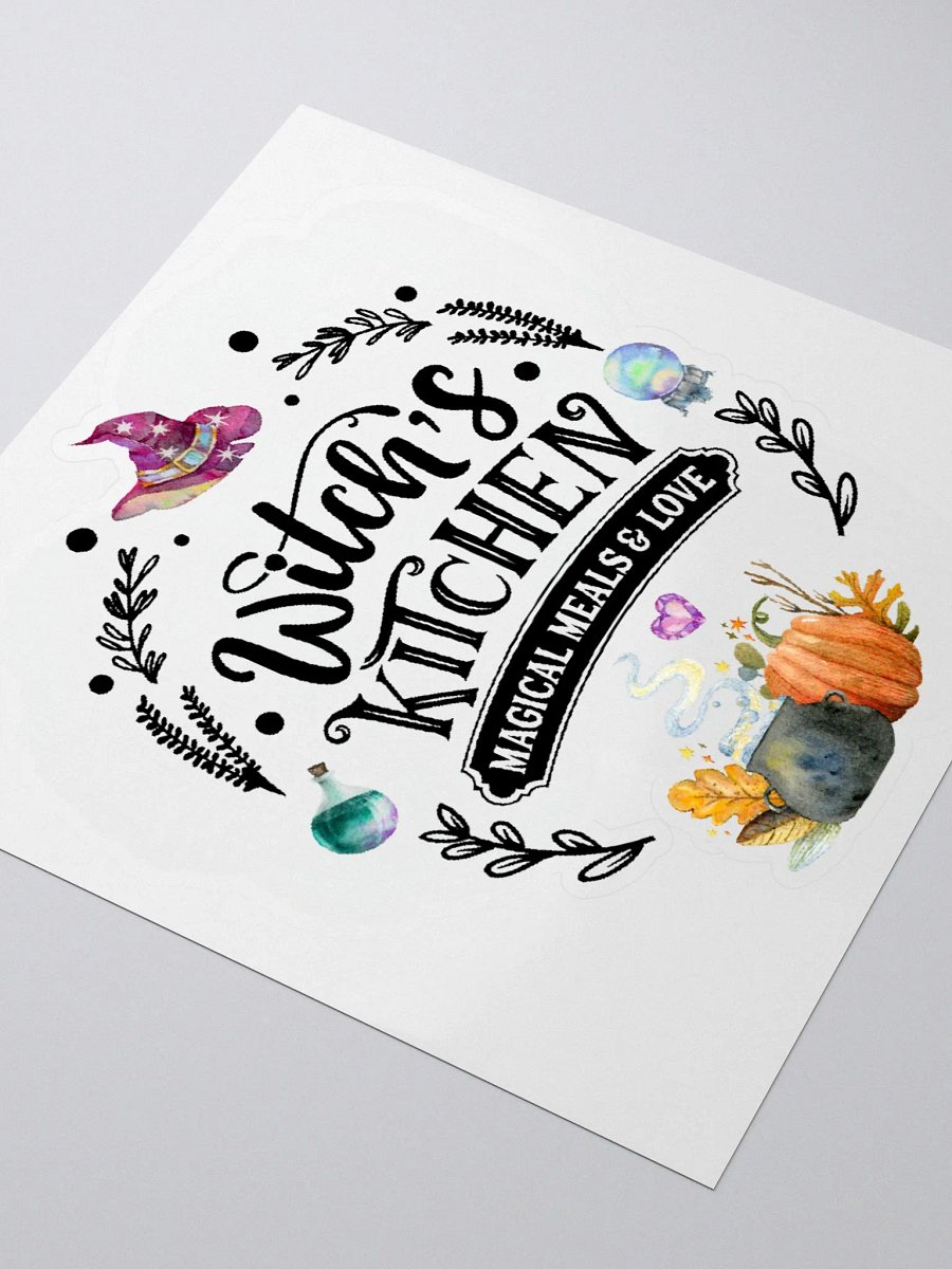Witch's Kitchen, Magical Meals and Love STICKER - Witchy, Kitchen Witch, Magic Kitchen Gift product image (3)
