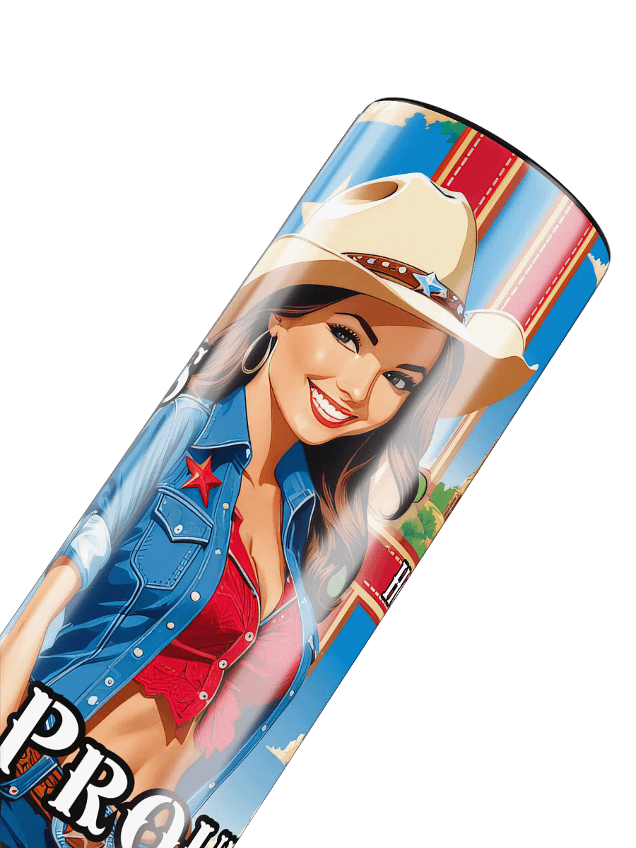Texas Girl 20 oz Skinny Stainless Steel Tumbler - v4 product image (6)
