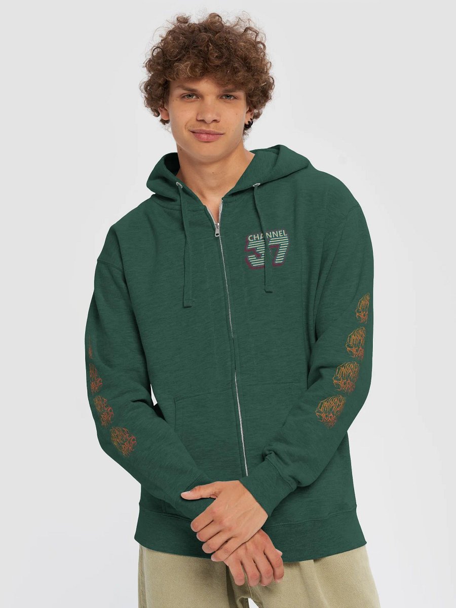 Channel 37 - Retro (Zip-up Hoodie) product image (5)
