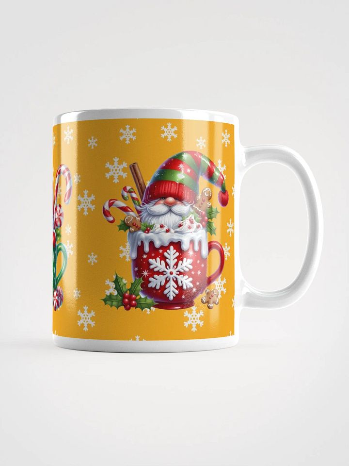 Happy Holidays Christmas Winter Vibes Gnome White Mug product image (1)