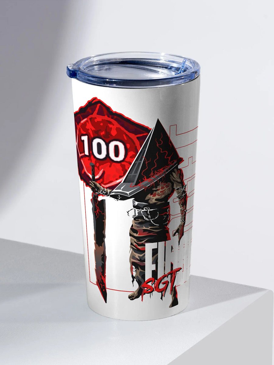 P100 Pyramid Head - Stainless Steel Travel Mug product image (2)