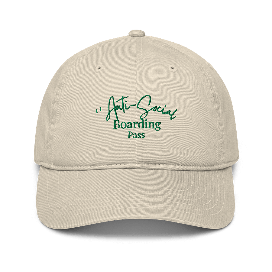Anti-Social Boarding Pass Embroidered Hat product image (1)