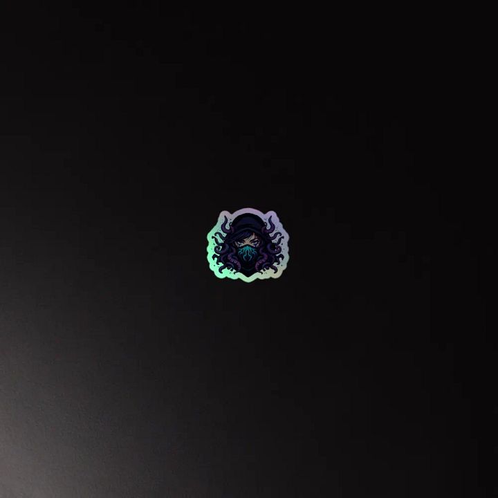 Masked Calypso Holographic Sticker product image (2)