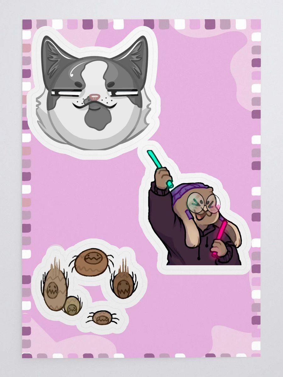 Flammtastic Sticker Sheet 6 (Maggie, Dance, Fleas) product image (3)