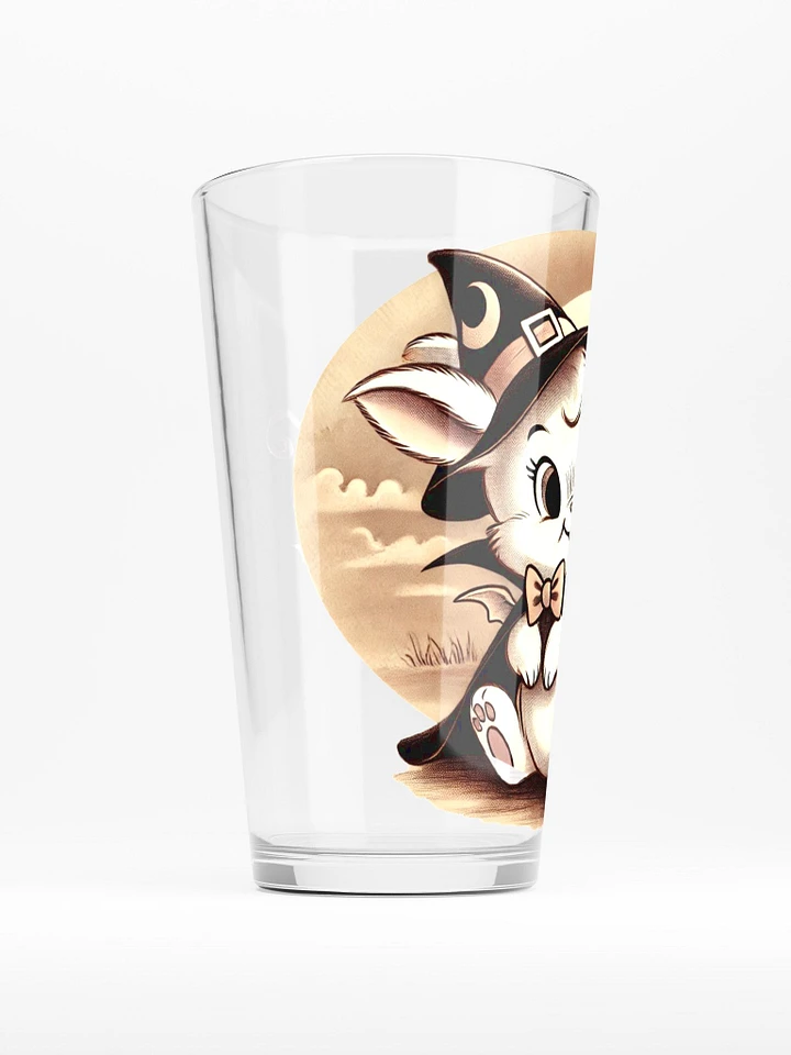 Vampire Bunny Halloween 16 oz Glass product image (2)