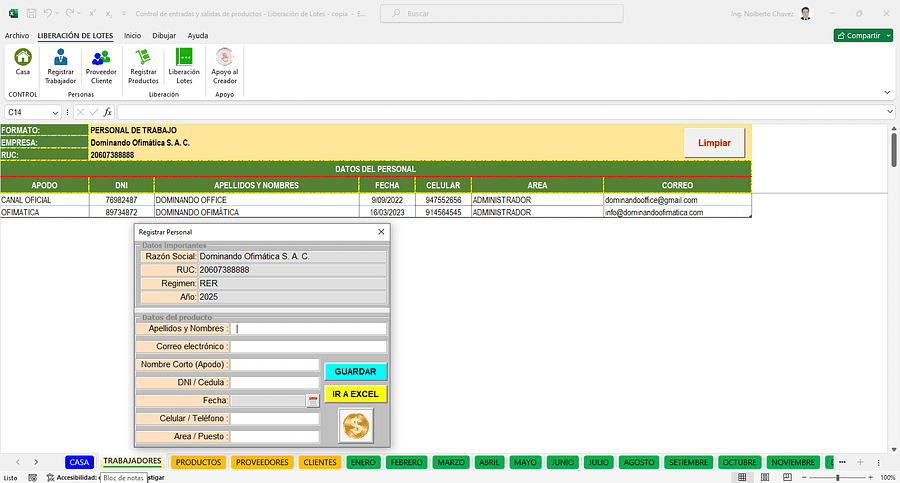 Control de entradas y salidas de productos – Liberación de Lotes product image (4)