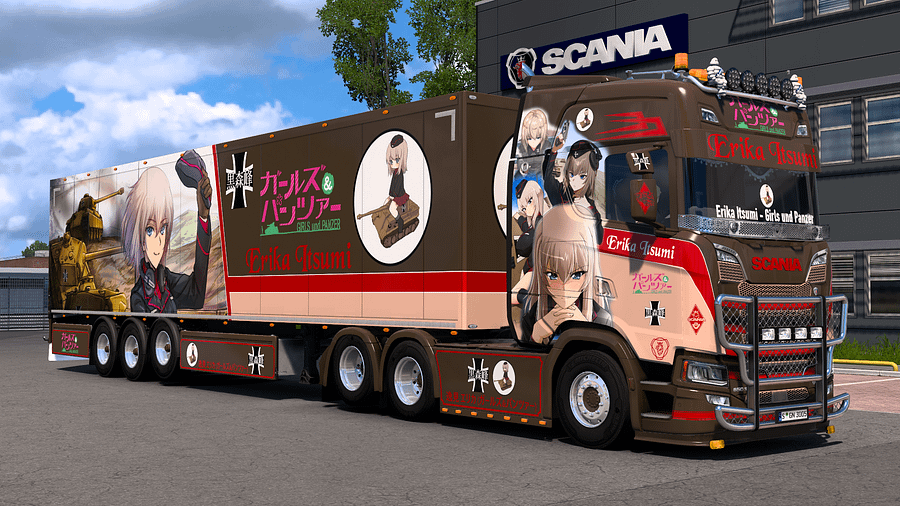 [ETS2] Erika Itsumi - Girls und Panzer [Combo Skin] product image (4)